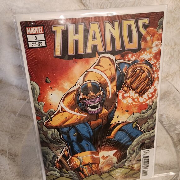 Thanos #1B (2019) Marvel Comics, Ron Lim, 1st Butcher Squadron, NM - Picture 12 of 13